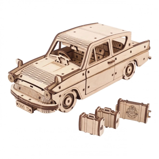 Ugears 3D houten mechanische puzzel Harry Potter Vliegende Ford Anglia