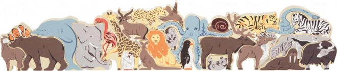 Small Foot Dierenpuzzel letters