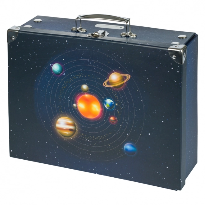 BAAGL Opvouwbare Schoolkoffer Planeten met Metaalwerk
