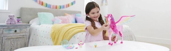 Barbie-figuur Magische Pegasus met licht en geluiden