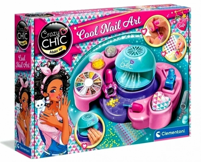 Set voor avontuurlijke nagels Crazy Chic