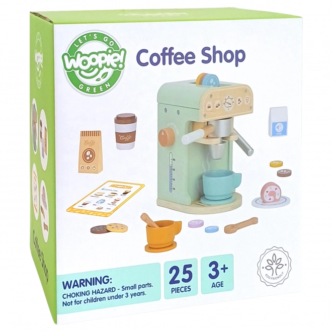 Woopie Green Houten Koffiehuis