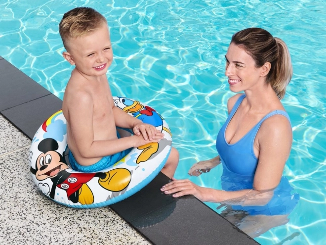 Opblaasbare band Disney met Mickey Mouse en Donald Duck 56cm