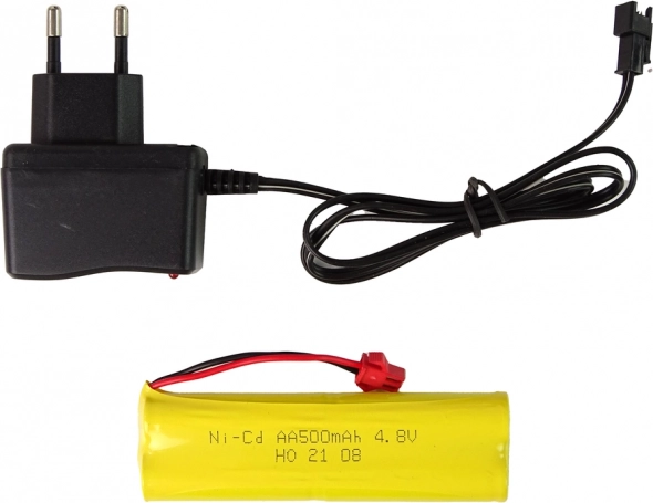 Krachtige 4,8 V 500 mAh accu inclusief lader