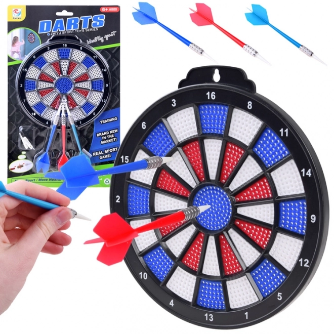 Trezní dartbord met 3 darts
