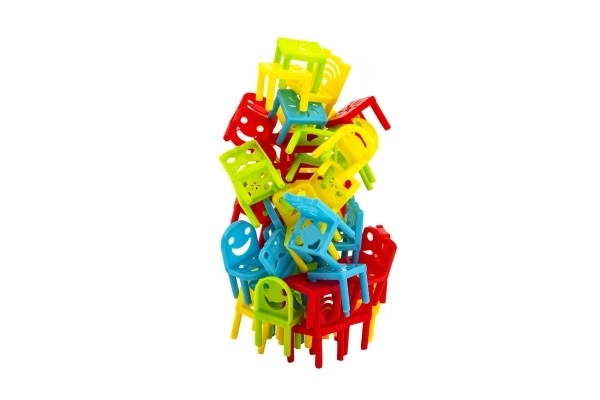 Rusteloze stoelen balansspel voor kinderen
