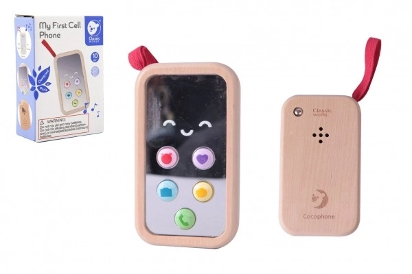 Klassieke Wereld Houten Mijn Eerste Mobiele Telefoon