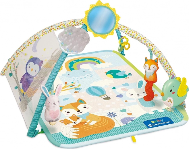 Zachte speelmat met speelboog BABY CLEMENTONI Speel met mij