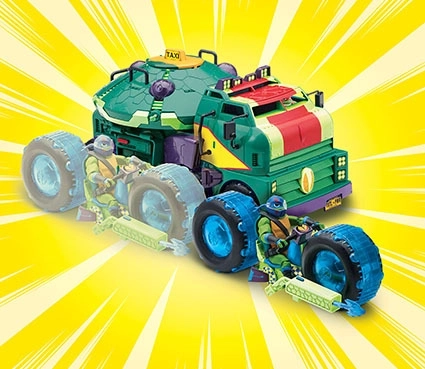 Ninja Turtles motorfiets met actiefiguur