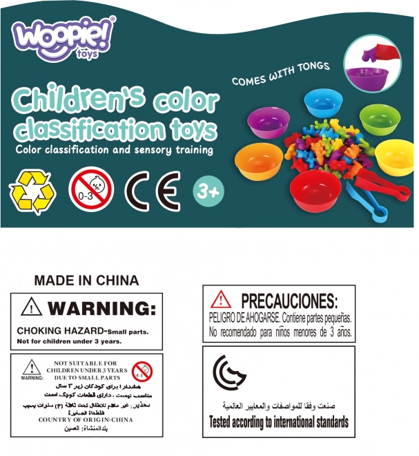 Educatieve Set Montessori Tellen Kleurrijke Dieren 83 stuks