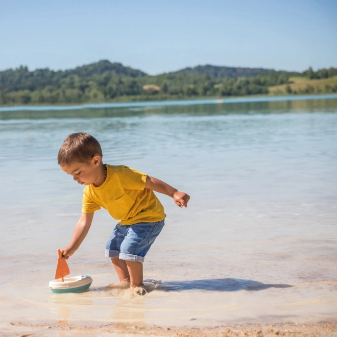 Smoby Little Green Bioplast Zeilboot voor Water