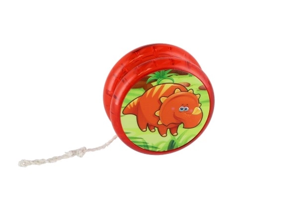 Jojo dinosaurussen lichtgevende kunststof 6cm op batterijen mix van soorten 12 stuks in doos