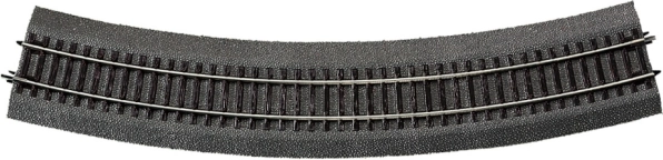 Roco Line bochtspoor met bedding