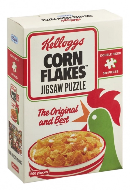 Dubbelzijdige puzzel Kellogg's Cornflakes 500 stukjes