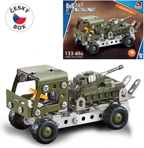 Mechanik militair voertuig - bouwset voor kinderen