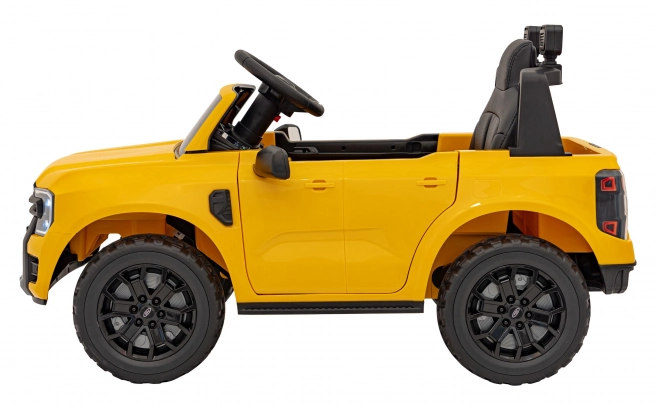 Kinder elektrische auto Ford Ranger Lift Geel