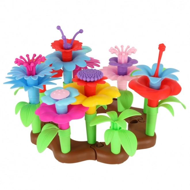 Creatieve bloem bouwset tuin