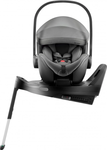 Autostoeltje Baby-Safe Pro Vario met 5Z‑basis in mineraalgrijs