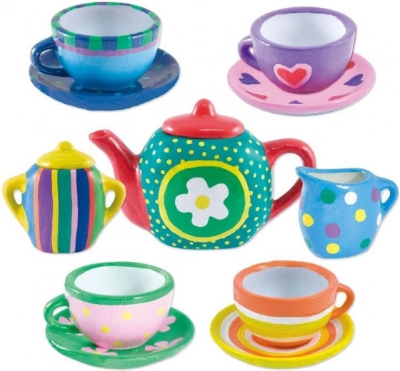 Compleet miniatuur theeservies