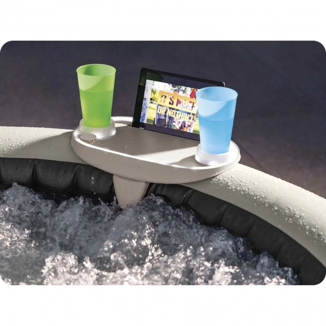 Houder voor drankjes met LED-verlichting en ruimte voor tablet, telefoon SPA INTEX 28520