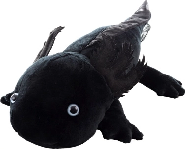 pluche axolotl zwart 32 cm eco-friendly