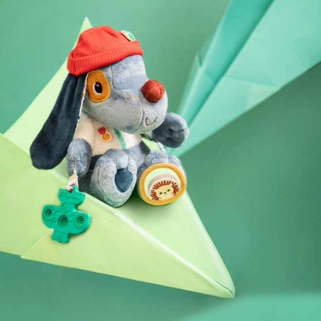 Lilliputiens - textiel speeltje met activiteiten Hond Jules