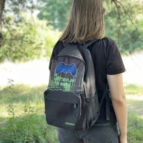 School gaming rugzak 22 l met gymtas KRUZZEL