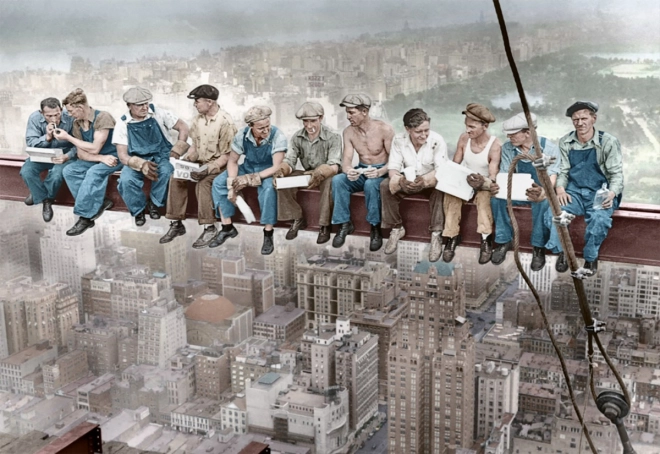 Iconische foto uit New York