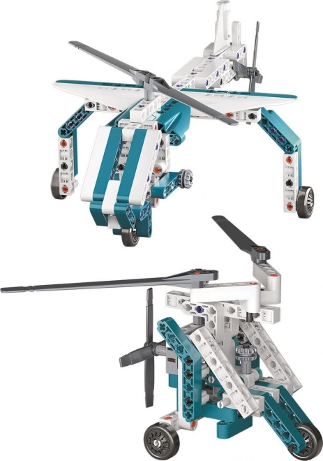 CLEMENTONI Science&Play Mechanische laboratorium Vliegtuigen en helikopters 10 in 1
