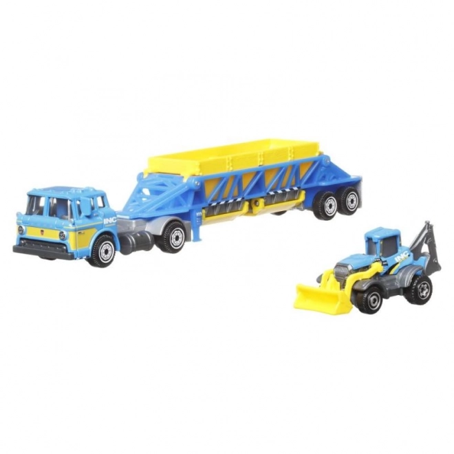 Transportvoertuig + auto Matchbox Convoys