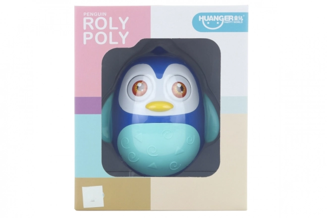 Blauwe rolly polly pinguïn