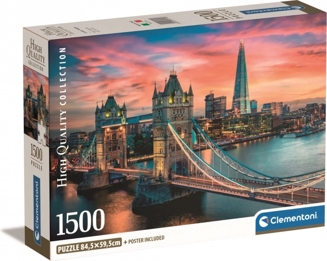 Puzzel 1500 stukjes Compact Londen Schemering