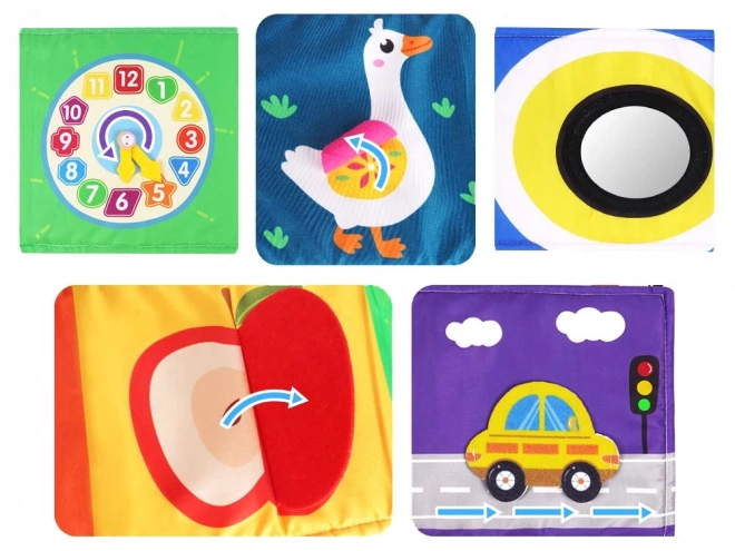Vouwbare zintuiglijke boekje voor baby's
