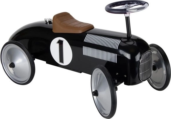 retro race loopfiets zwart