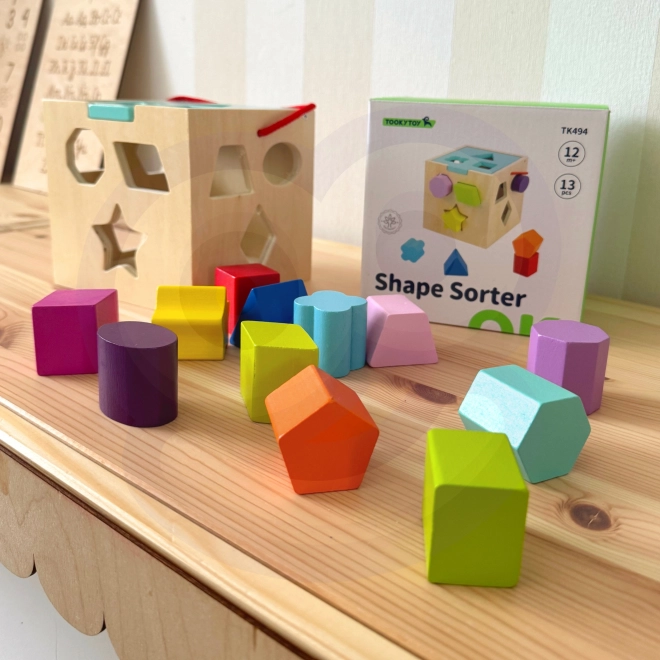 Houten blok met vormen TOOKY TOY