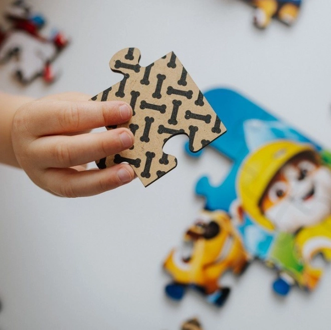 Puzzel 24 houten stukjes Paw Patrol