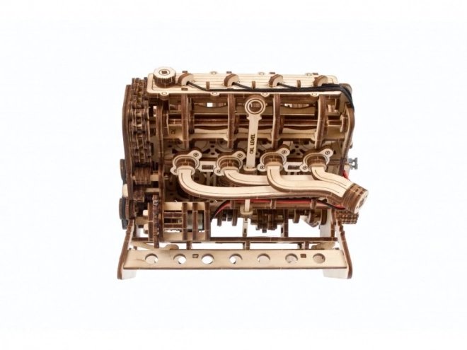 Ugears 3D houten puzzel motor V8