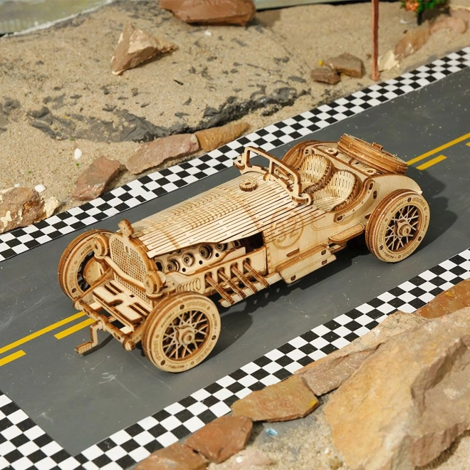 Racerauto U-9 Grand Prix - 3D houten bouwpakket