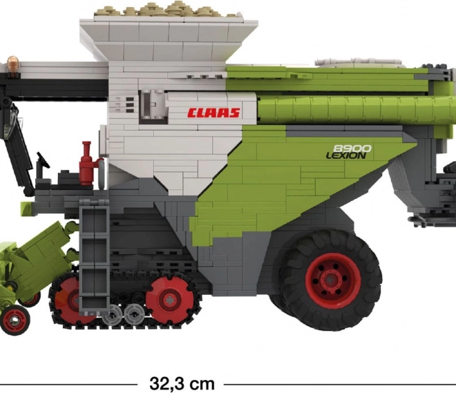Bouwpakket Brixies Plus Claas Lexion 8900 Terra Trac met aanhanger