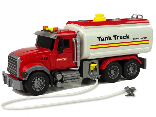 Witte tankwagen Geluiden Lichten