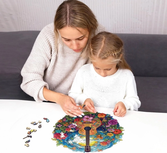Houten puzzel Gitaar 200 stukken