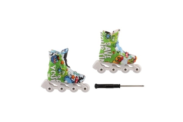 Vingerrollerskates met schroevendraaier