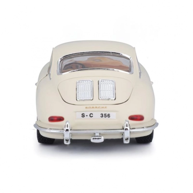 Bburago 1:24 Porsche 356B Coupé (1961) Ivoor