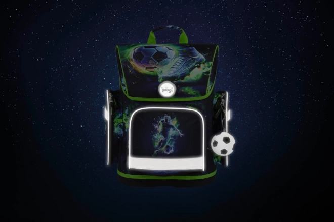 BAAGL 3 SET Ergo Voetbalspeler: schooltas, etui, zak