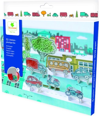 Pockets krimpfolie – creatieve set vervoersmiddelen