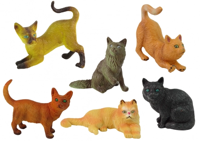 Set van 6 figuurtjes Huiskatten