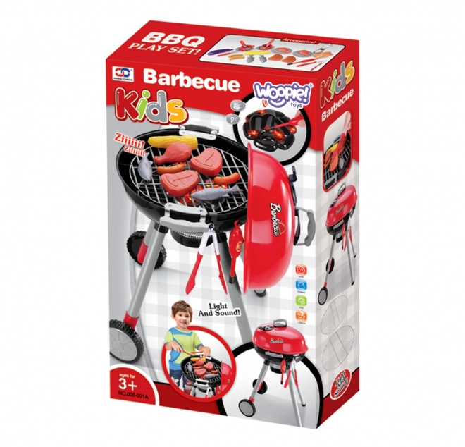 Kindergrill met lichten en geluiden op batterijen