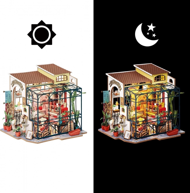 Bloemist Emily - Doe-het-zelf miniatuurhuisje