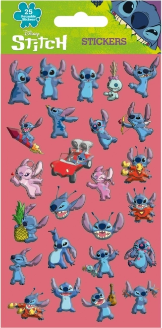3D stickers Lilo en Stitch