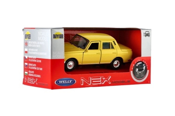 Modelauto Wartburg 353 - metaal/plastic 12cm